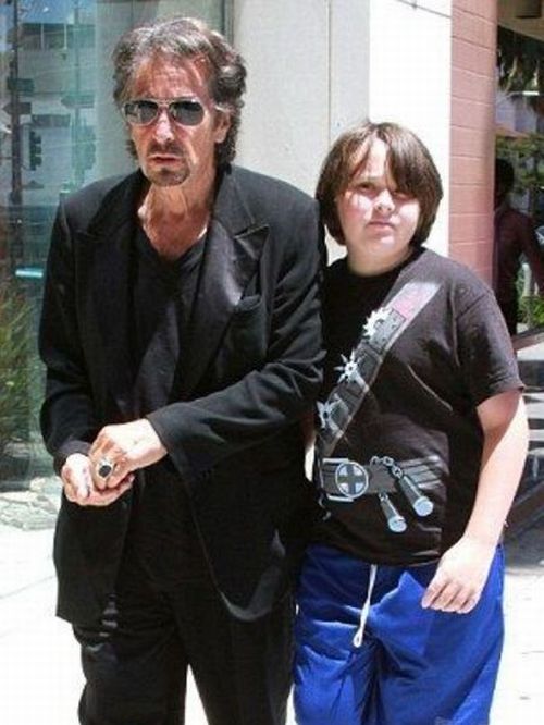Al Pacino and his son Anton James