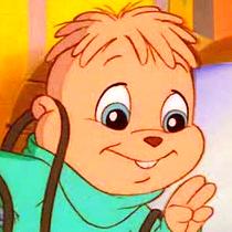 Theodore is the youngest chipmunk