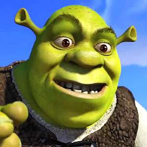 Shrek, the protagonist of movie is a green and large ogre