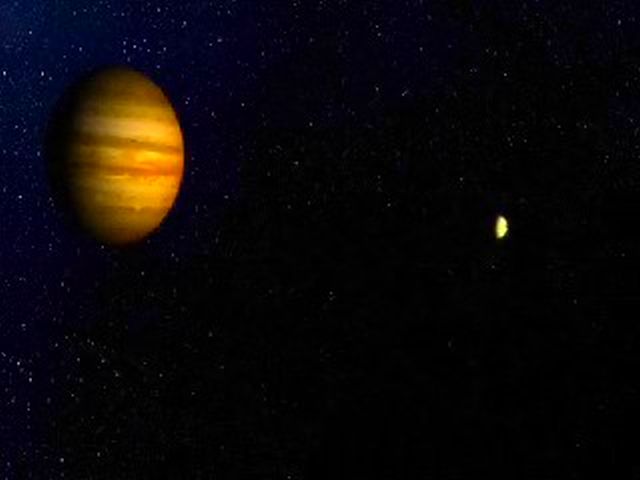 Four and a half billion years ago, the planets formed from a giant cloud of dust and ice