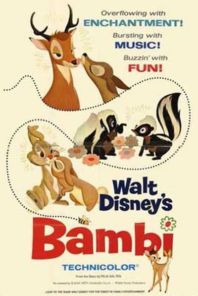 Watch Bambi 1942 movie original poster