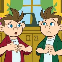 Tim and Jim Possible are Kim's younger twin brothers, named after their father. Tim wears red, while Jim  wears green