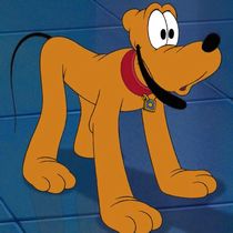 Pluto, Mickey's best friend, extremely loyal, help his master to find the Princess