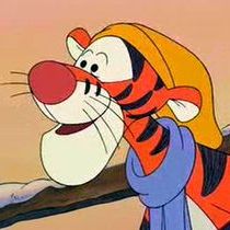 Tigger very confident, always filled with great energy and optimism, and though always well-meaning