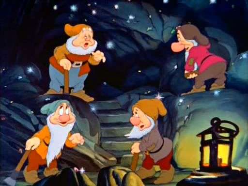 Snow White and the Seven Dwarfs movie 4 - We dig in our mine the whole day