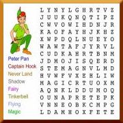 Peter Pan Neverland Word Search