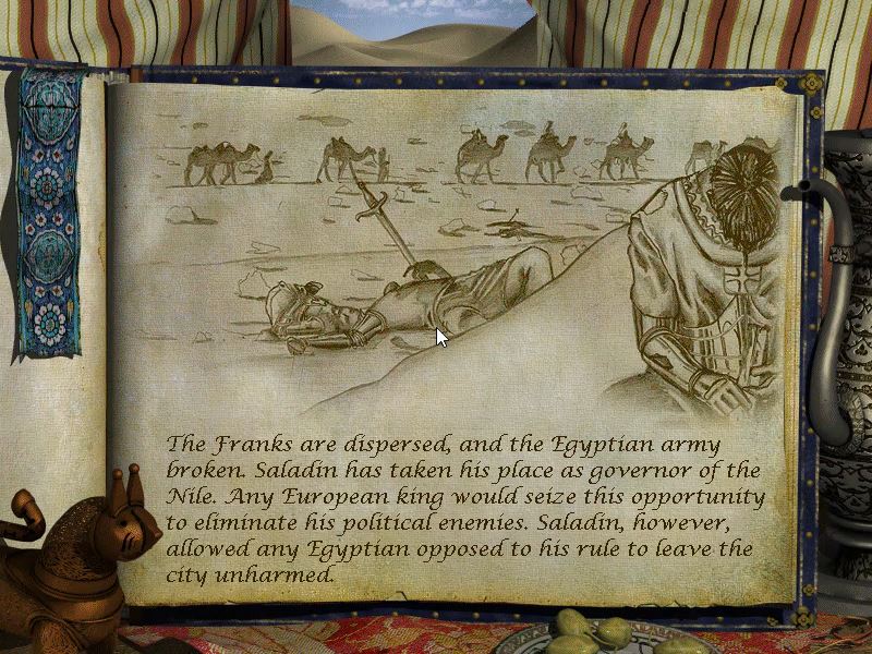 The Franks are dispersed, and the Egyptian army broken